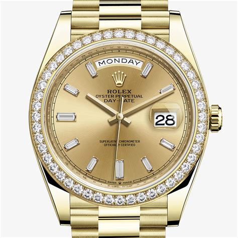 rolex day-date 40 yellow gold for sale|rolex oyster 40mm yellow gold.